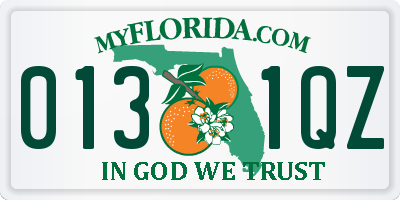 FL license plate 0131QZ