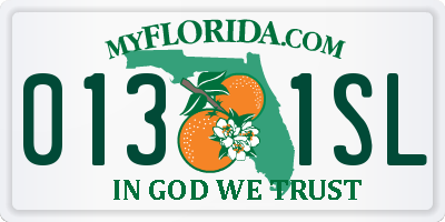 FL license plate 0131SL