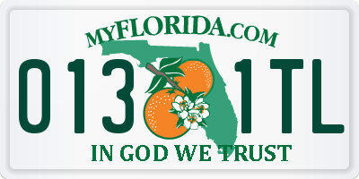 FL license plate 0131TL