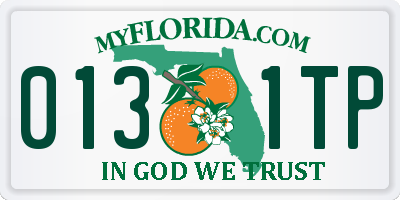 FL license plate 0131TP