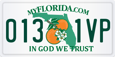 FL license plate 0131VP