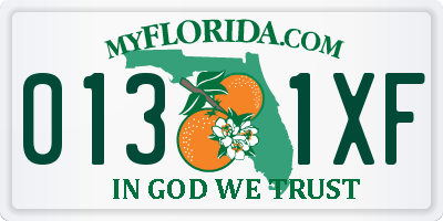 FL license plate 0131XF