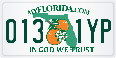 FL license plate 0131YP