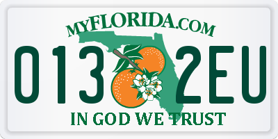 FL license plate 0132EU
