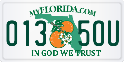 FL license plate 0135OU