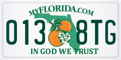 FL license plate 0138TG