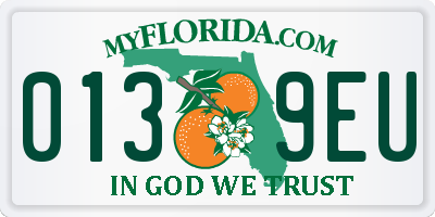 FL license plate 0139EU