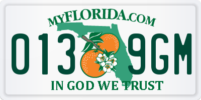 FL license plate 0139GM