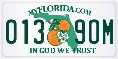 FL license plate 0139OM