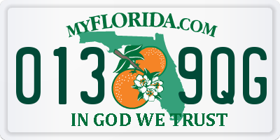 FL license plate 0139QG