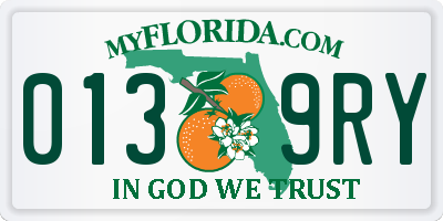 FL license plate 0139RY