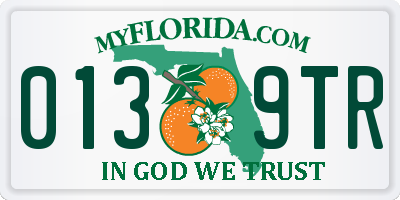 FL license plate 0139TR