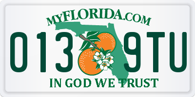FL license plate 0139TU