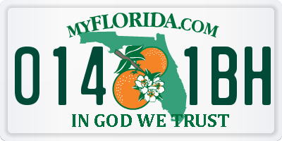 FL license plate 0141BH