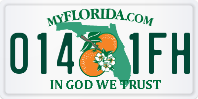 FL license plate 0141FH