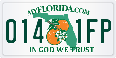 FL license plate 0141FP