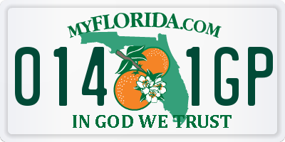 FL license plate 0141GP