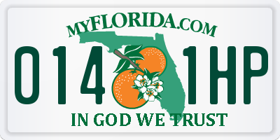 FL license plate 0141HP