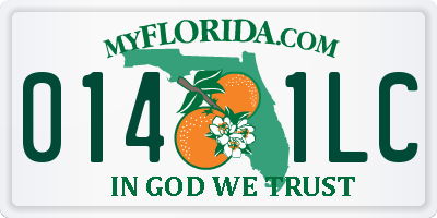 FL license plate 0141LC