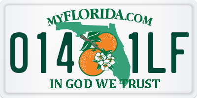 FL license plate 0141LF