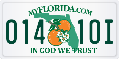 FL license plate 0141OI