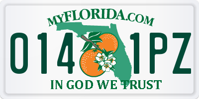 FL license plate 0141PZ
