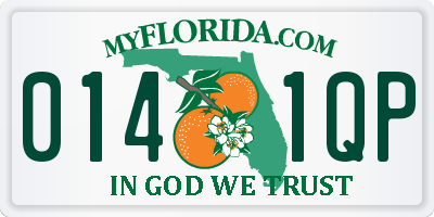 FL license plate 0141QP