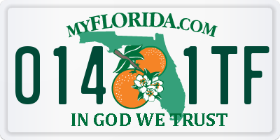 FL license plate 0141TF