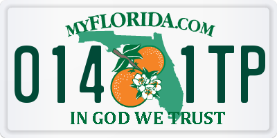 FL license plate 0141TP