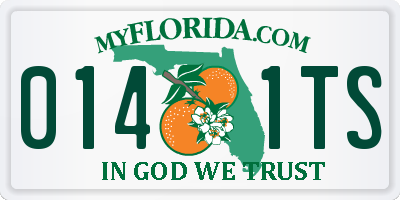 FL license plate 0141TS