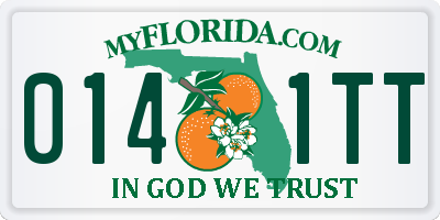 FL license plate 0141TT