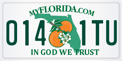 FL license plate 0141TU