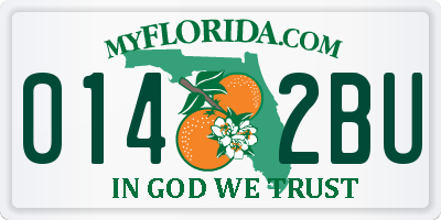 FL license plate 0142BU
