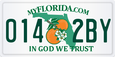 FL license plate 0142BY
