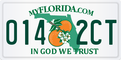 FL license plate 0142CT