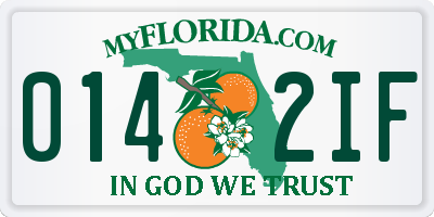 FL license plate 0142IF