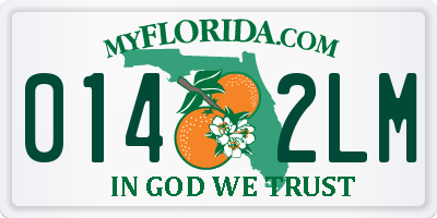 FL license plate 0142LM