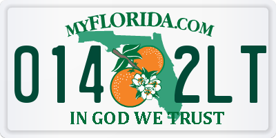 FL license plate 0142LT