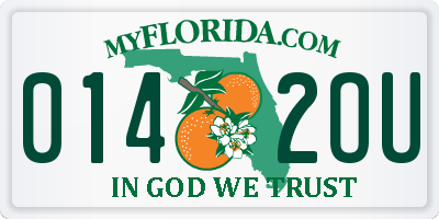 FL license plate 0142OU
