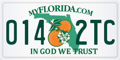 FL license plate 0142TC