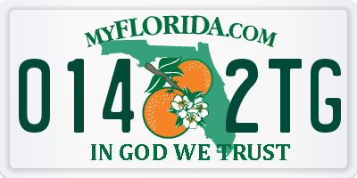 FL license plate 0142TG