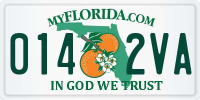 FL license plate 0142VA