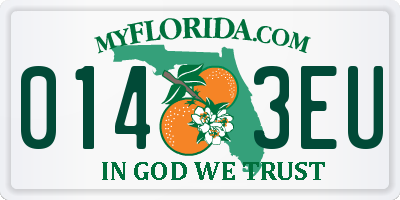 FL license plate 0143EU