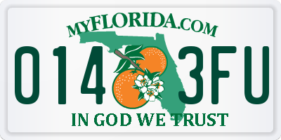 FL license plate 0143FU