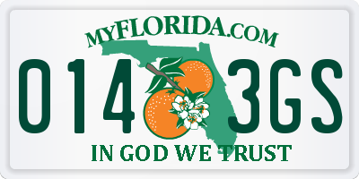 FL license plate 0143GS