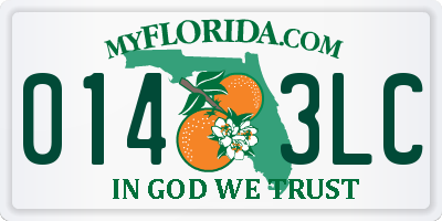FL license plate 0143LC