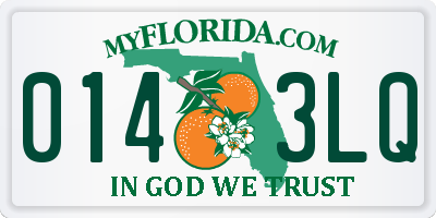 FL license plate 0143LQ