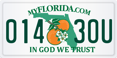 FL license plate 0143OU
