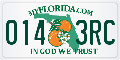 FL license plate 0143RC
