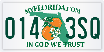 FL license plate 0143SQ
